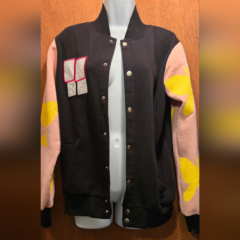 Tik Tok viral butterfly warm baseball jacket NEW BWK BEE HK40 - Picture 2 of 8